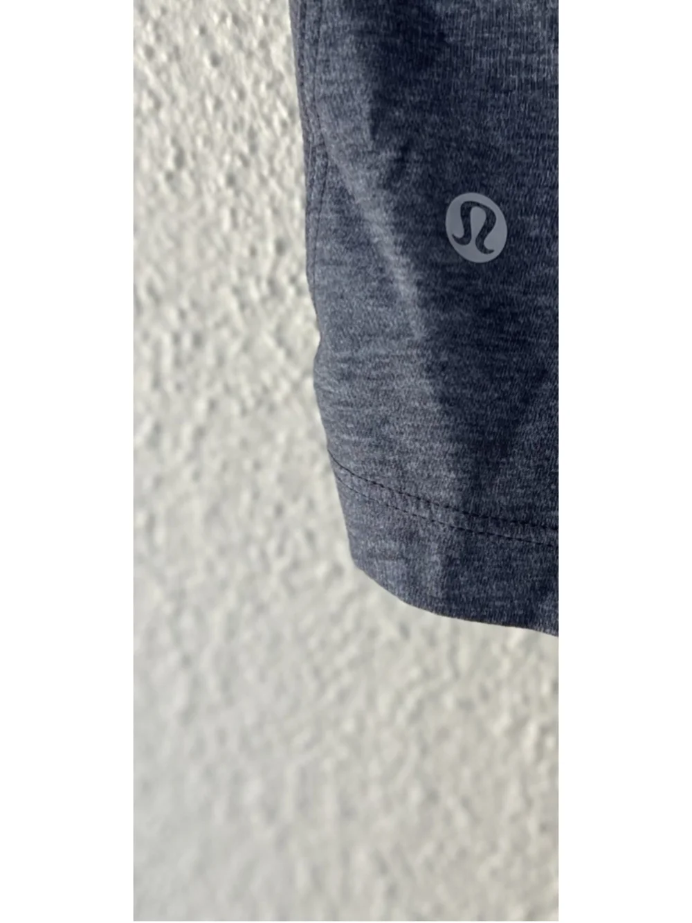 Lululemon Pace Breaker Short Mens Medium Gray Black Heather Pockets Jog Gym
